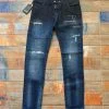 Мъжки дънки DSQUARED2 с протривания и бели пръски