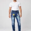 МЪЖКИ ДЪНКИ DSQUARED2 С ЕМБЛЕМИ — върху модел