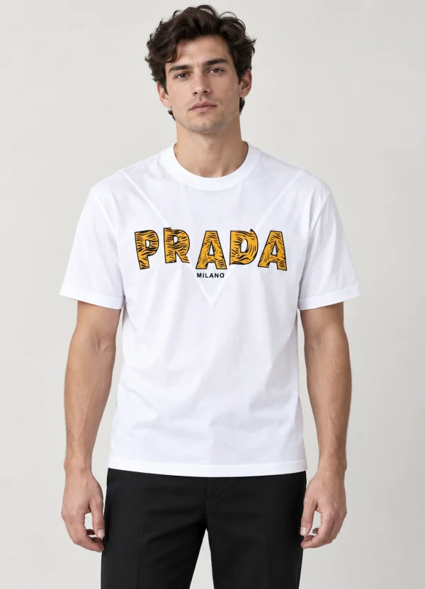 ТЕНИСКА PRADA — върху модел